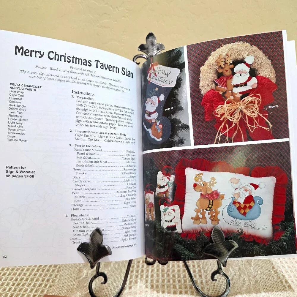 1996 Grace Publications Christmas Classics 2 Craft Design Country Crafting Book